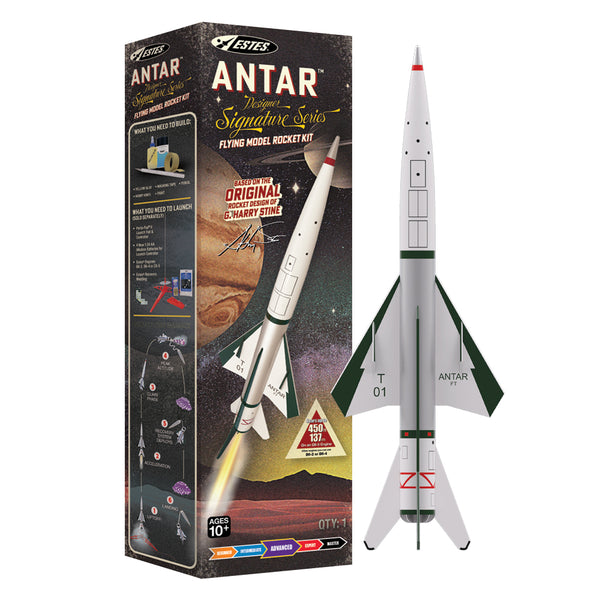 EST-7310 Estes Antar Advanced Model Rocket Kit (18mm Standard Engine) [7310]