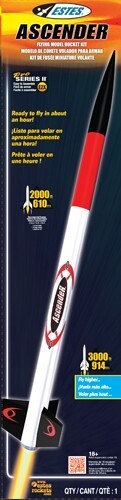 EST-9706 Estes Ascender Pro Series II Rocket E2X (29mm Engine) Estes