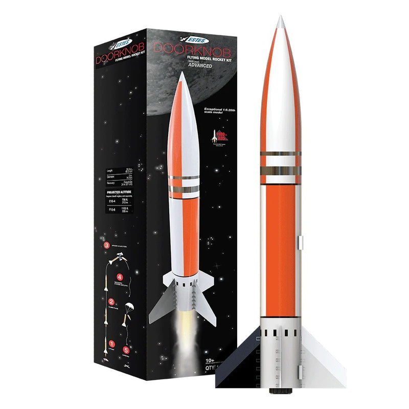 EST-9720 Estes Doorknob Advanced Model Rocket Kit (29mm Engine) [9720]