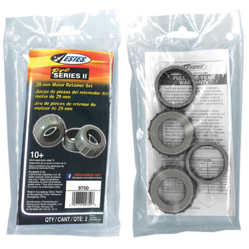 EST-9750 Estes 29 mm Motor Retainer Set (2 pk) Model Rocket Accessory [9750] Estes