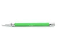 EXCEL 16022 EXCEL K18 SOFT GRIP KNIFE NON ROLL WITH SAFETY CAP (GREEN) Excel