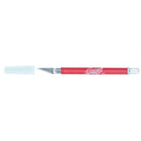 EXCEL 16024 EXCEL K18 SOFT GRIP KNIFE NON ROLL WITH SAFETY CAP (RED) Excel