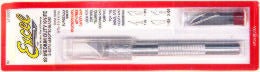 EXCEL 19002 EXCEL K2 KNIFE W/SAFETY CAP & 5PCS OF ASSORTED BLADES Excel