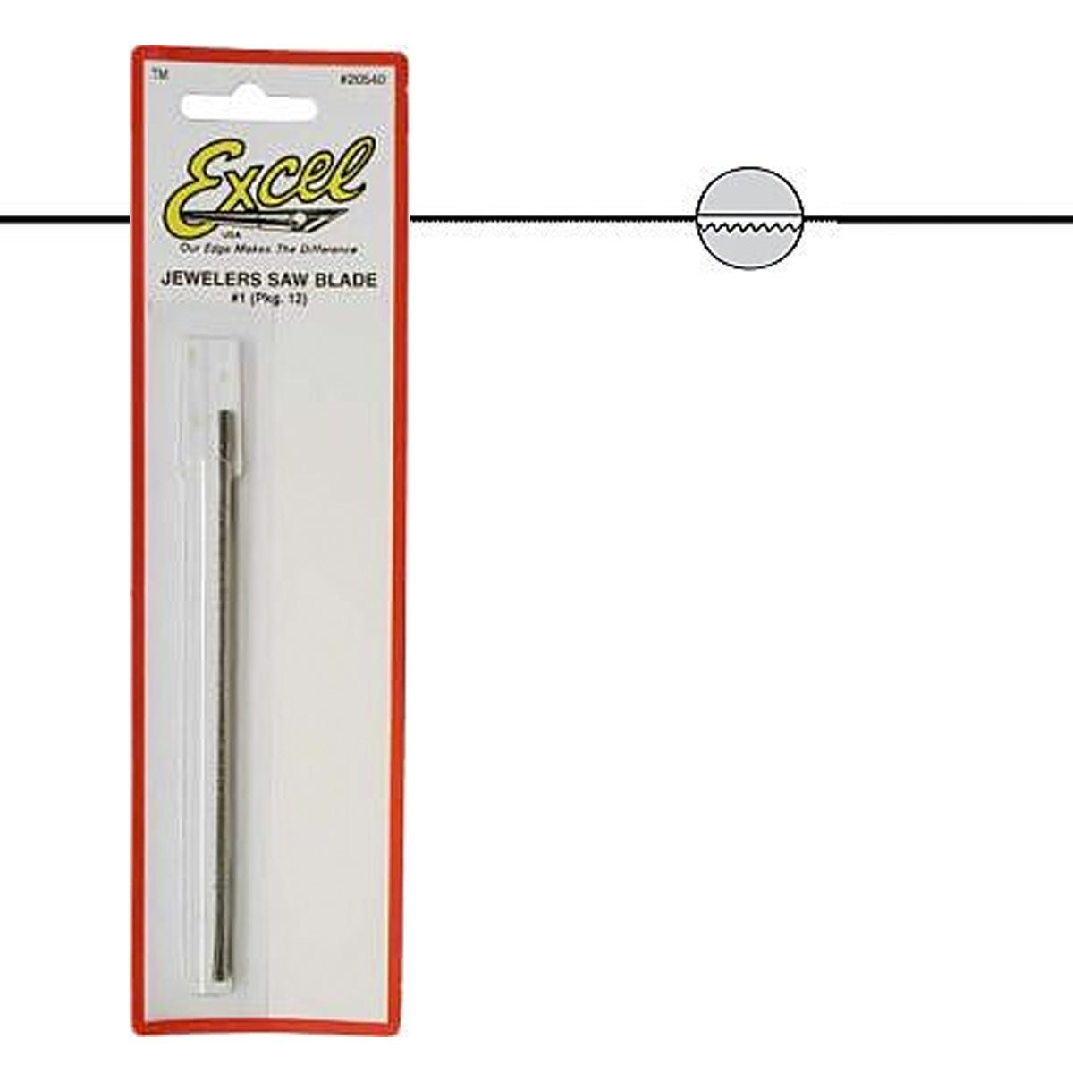 EXCEL 20560 EXCEL #3 JEWELER SAW BLADE 46TPI  (PKG OF 12) Excel