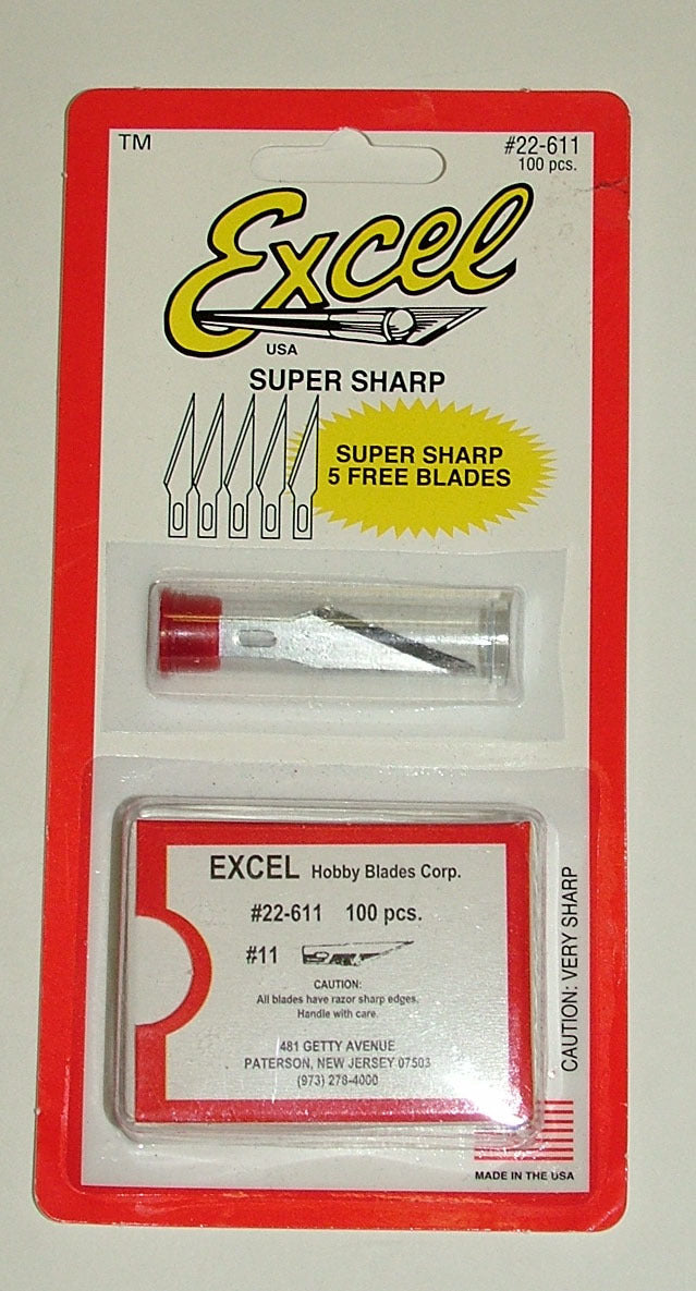 EXCEL 22611 EXCEL SUPER SHARP DOUBLE HONED BLADE (100PC)