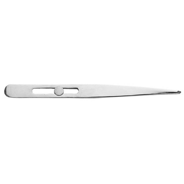 EXCEL 30411 EXCEL 4.75 INCH STAINLESSSLIDE LOCK POINTED TWEEZER