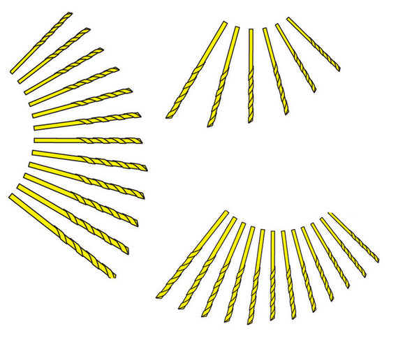 EXCEL 50052 DRILL BITS #52 (12 DRILLS PER TUBE)