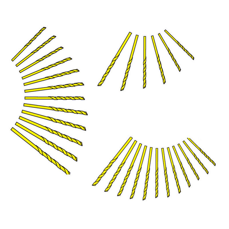 Excel 50080 #80 High Speed Twist Drills (12 Per Tube) Excel