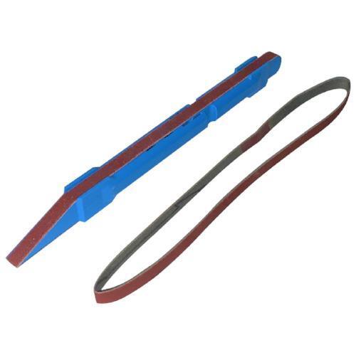 EXL55723 BLUE SANDING STICK WITH 2 BELTS