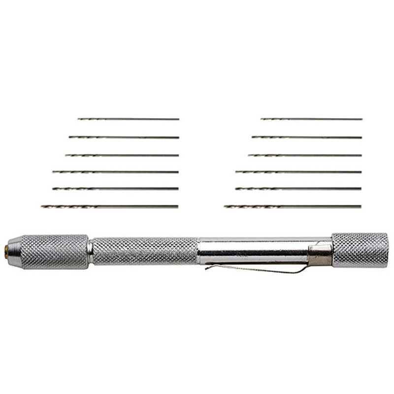 EXCEL 70003 MINI PIN VISE WITH 12 ASSORTED DRILLS Excel