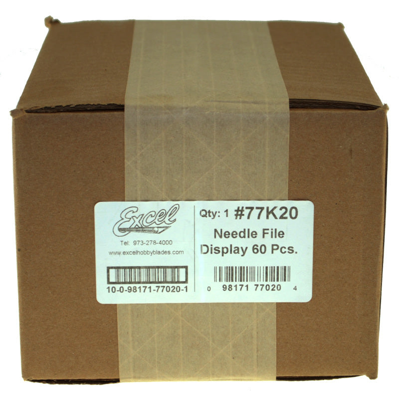 EXL77K20 EXCEL 77K20 NEEDLE FILE DISPLAY (PKG OF 60)