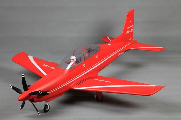 FMS087P-REF Pilatus PC-21 1100mm Red PNP (Now with Reflex)