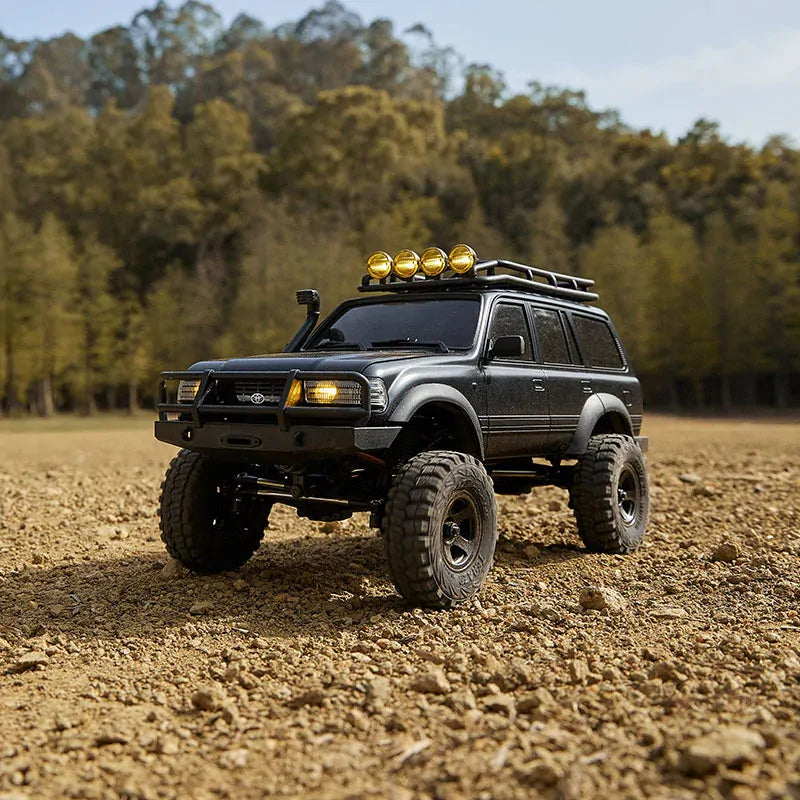 FMS 1/18 FCX18 PRO 11831 Toyota Land Cruiser LC80 Brushless V2 RTR Black FMS11831PRTRBK