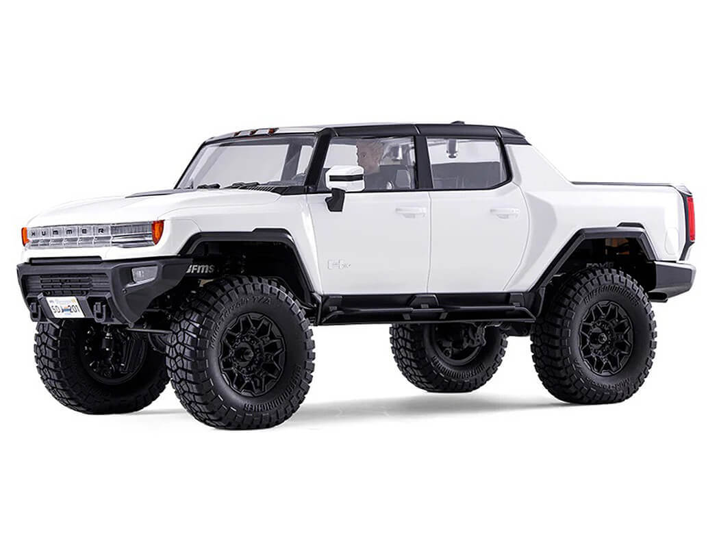 FMS FCX18 1/18 HUMMER EV RTR WHITE FMS11852RTRWH FMS