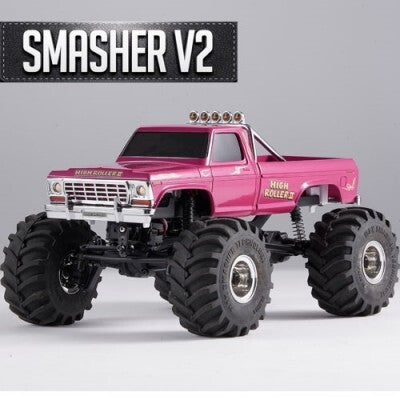FMS 1:24 FCX24 Smasher Monster Truck RTR 4WD VERSION 2 RED FMS12402RTRRDV2 FMS