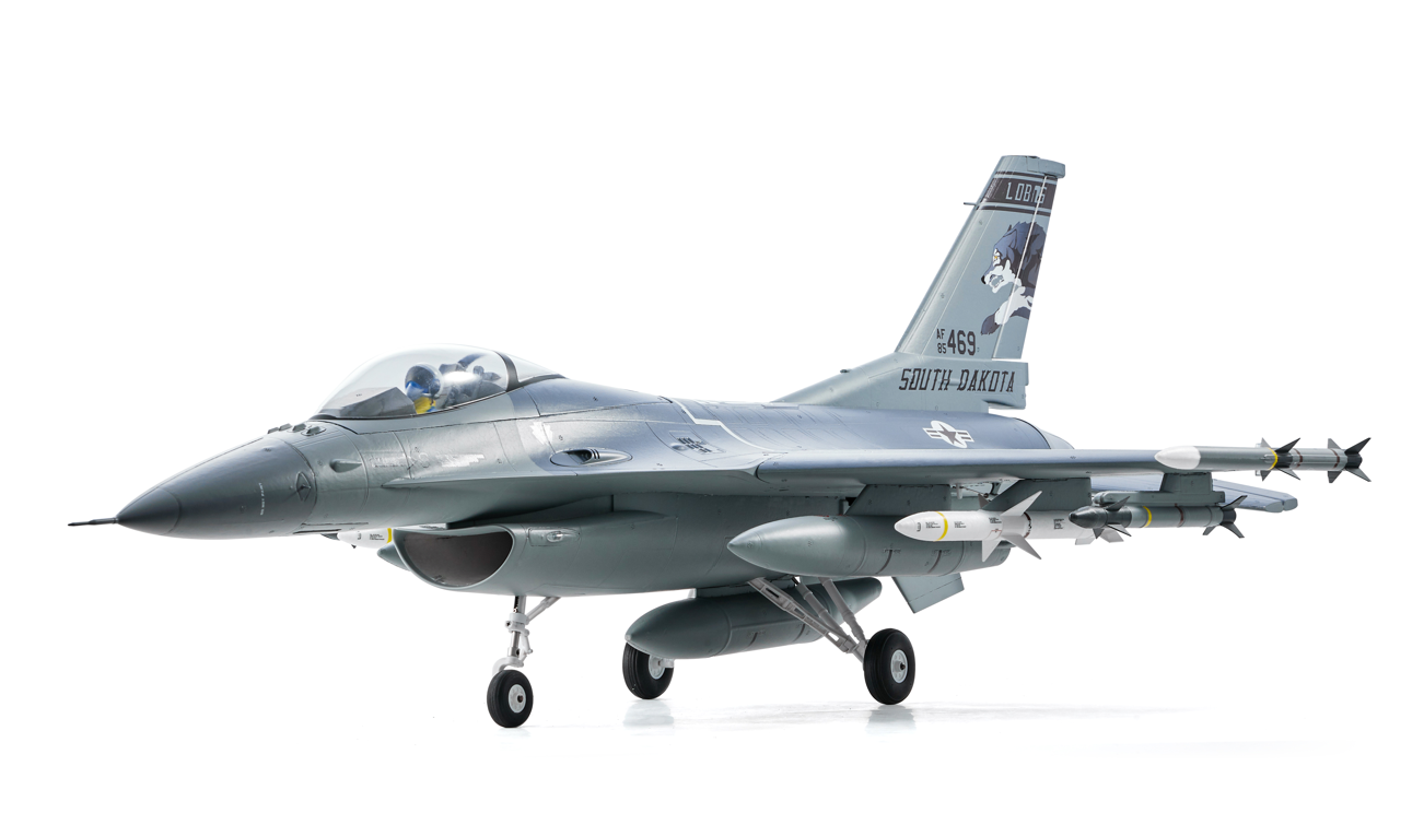 FMS 64mm EDF F-16 Grey RTF w/Reflex V3 Mode 2 FMS146RGY-REFV3