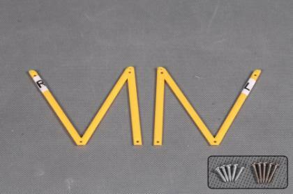 Cabane for Waco 1100mm yellow FMS