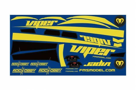 Decal Sheet 70mm Viper FMS