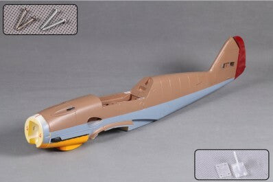 Fuselage 1400mm BF-109 Brown FMS