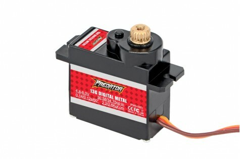 Predator 13g Digital Metal Servo (posit) (SUB FOR FMSPR13MGDP) FMS