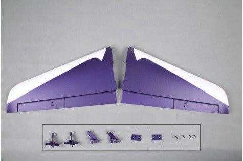 Main Wing Set 80mm Futura Purple FMS