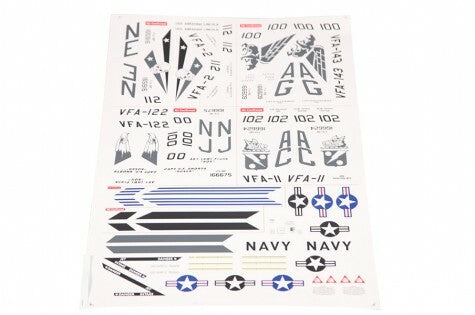 Decal Sheet FA-18 FMS