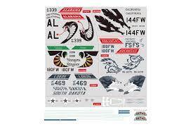 FMSRF121 Decal Sheet 70mm F16 V2