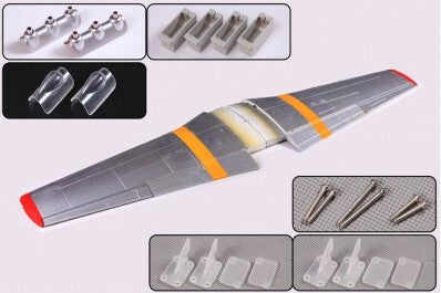 Main Wing Set P51 Red Tail 1700mm FMS