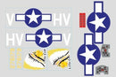 Decal Sheet for 980mm P-47 Razorback FMS
