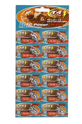 FP-GP08SET2 FORCE Turbo Hot T4 Glow Plug (Sold in 12 pieces)