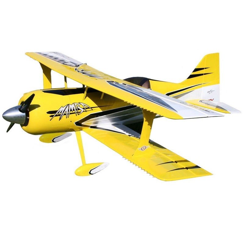 FPM1100 Flex Innovations Mamba 70cc RC Bi-Plane, ARF, Yellow, FPM1100