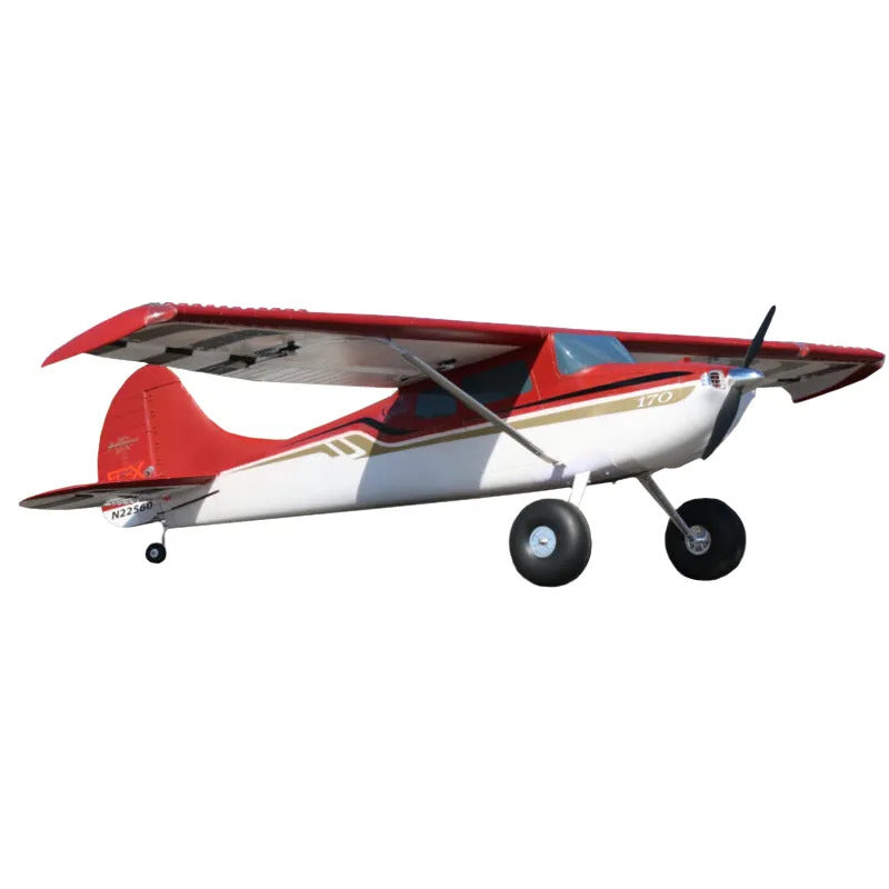 FPM4580 Flex Innovations Cessna 170 G2 60E Super PNP Night Edition, Maroon / Gold, FPM4580