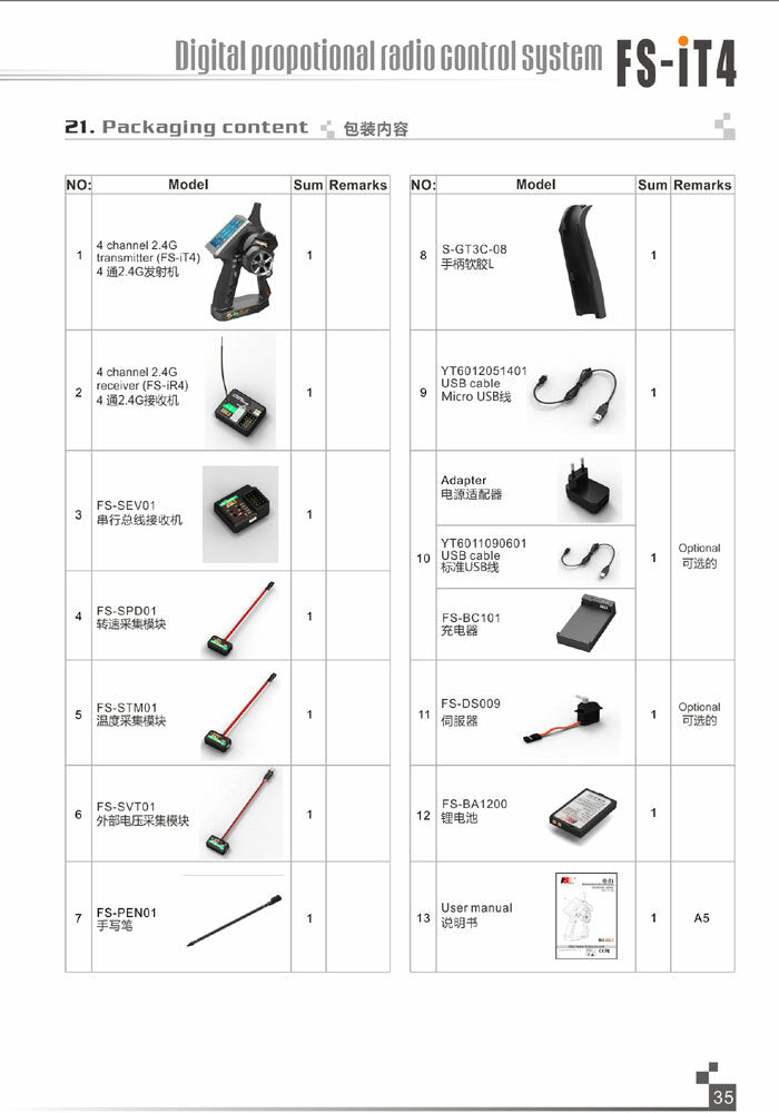 Telemetry System Controller for FSIT4 Flysky
