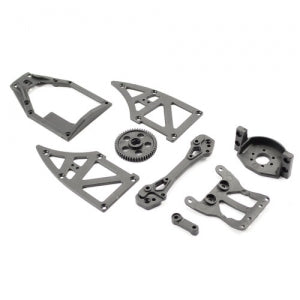 FTX-7247 51T, Top Plate, Motort Holder, Rr Tower FTX