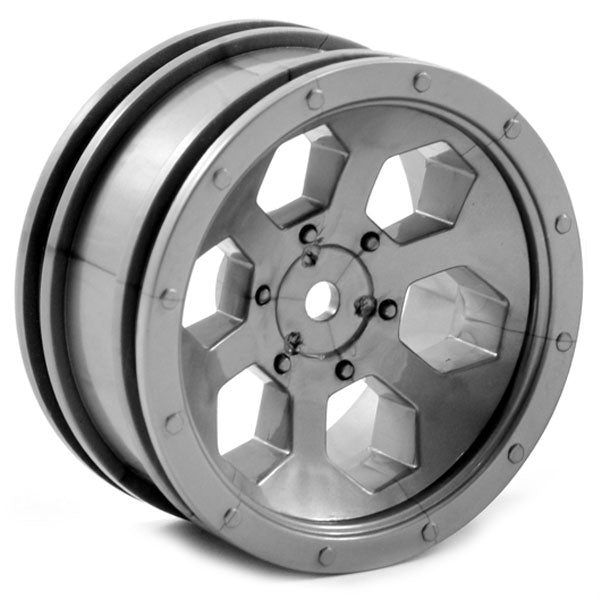 FTX-8168G 6Hex Wheel (2) - Grey Outback FTX