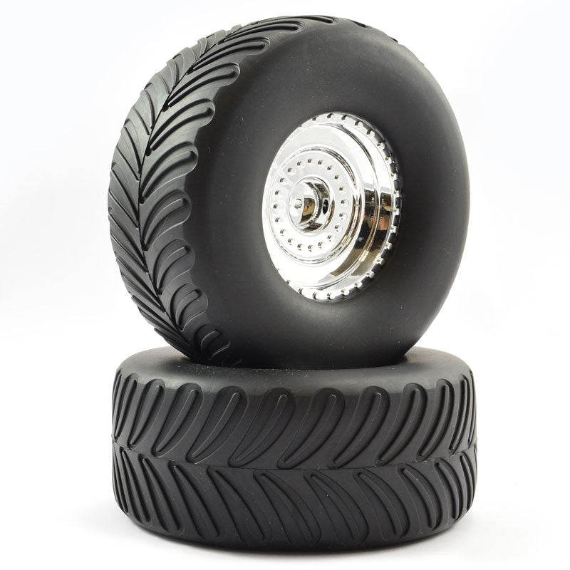 FTX-8418 Mounted Wheel/Tyre pair M/Thunder FTX