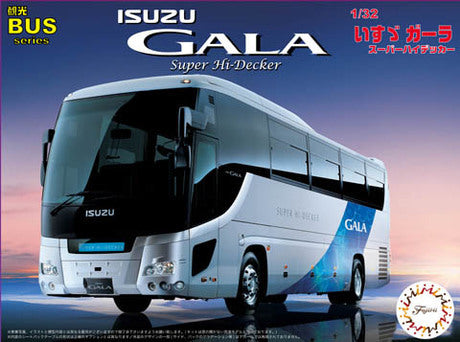 FUJ01112 Fujimi 1/32 Isuzu Gala Super Hi Decker (BUS-3) Plastic Model Kit