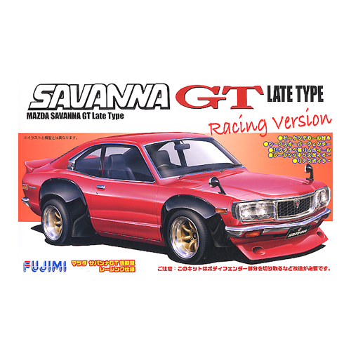 FUJ03769 Fujimi 1/24 Mazda Savanna GT RX-3 Racing version (ID-109) Plastic Model Kit [03769] Fujimi