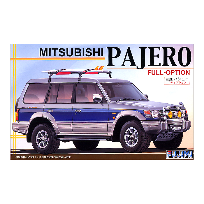FUJ03797 Fujimi 1/24 Mitsubishi Pajero (ID-130) Plastic Model Kit [03797]