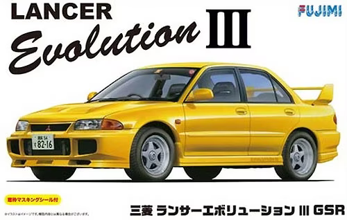 FUJ03917 Fujimi 1/24 Mitsubishi Lancer Evolution III GSR (ID-34) Plastic Model Kit [03917] Fujimi