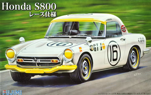 FUJ03968 Fujimi 1/24 Honda S800 Race Edition (ID-253) Plastic Model Kit [03968] Fujimi