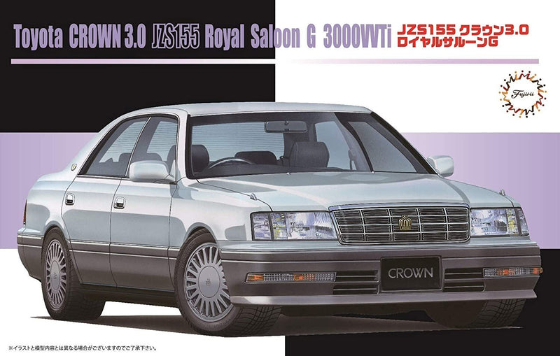 FUJ04608 Fujimi 1/24 Toyata Crown 3.0 Royal Saloon G (JZS155) (ID-271) Plastic Model Kit [04608]