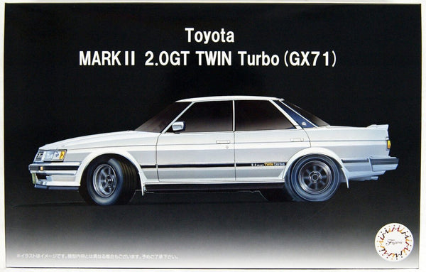FUJ04612 Fujimi 1/24 Toyota MarkII (GX71) 2.0 GT Twin Turbo (ID-275) Plastic Model Kit [04612]