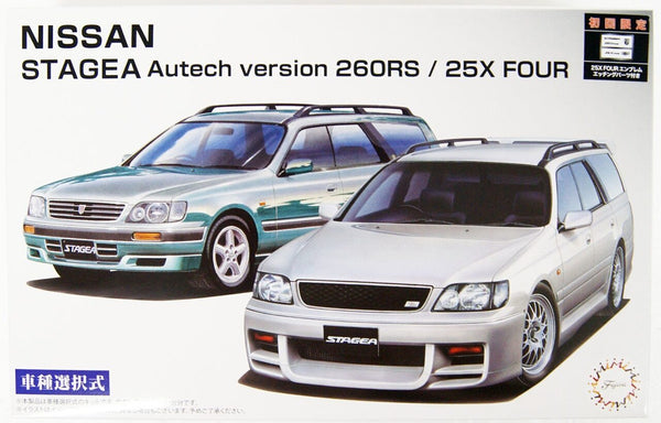FUJ04613 Fujimi 1/24 Nissan Stagea Autech Version 260RS/25X Four (ID-147) Plastic Model Kit [04613]