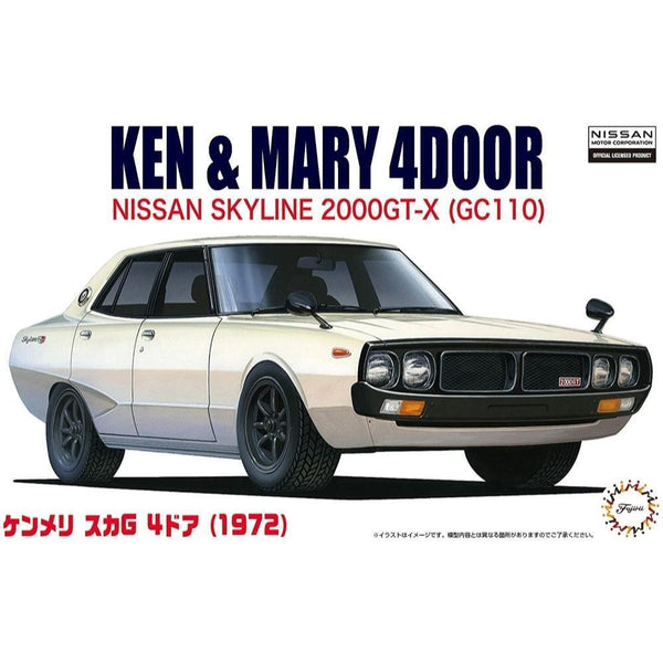 FUJ04622 Fujimi 1/24 Nissan KPGC-110 GT-R '72 "Ken & Mary" (ID-5) Plastic Model Kit [04622]