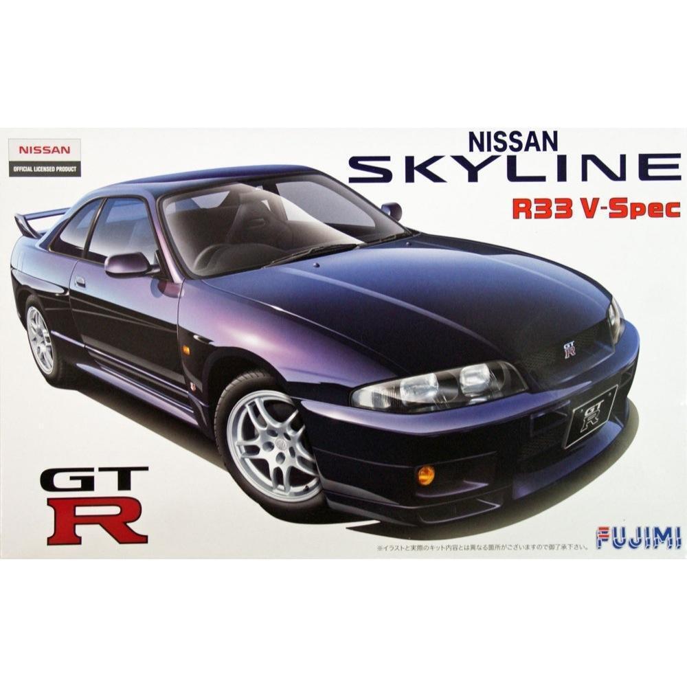 FUJ04627 Fujimi 1/24 Nissan R33 Skyline GT-R V-spec '95 (ID-39) Plastic Model Kit [04627] Fujimi