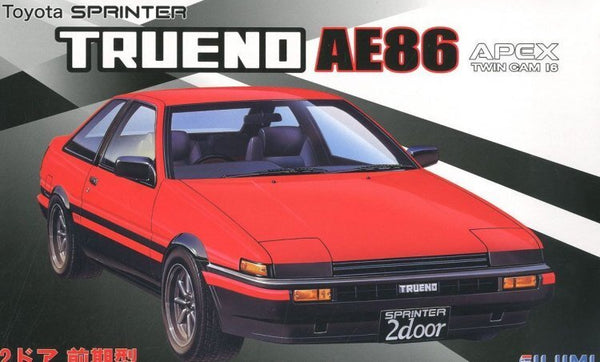 FUJ04629 Fujimi 1/24 Toyota 86 Trueno (2 Door GT/APEX Early Production) (ID-183) Plastic Model Kit [04629]
