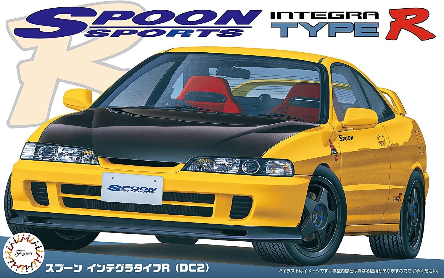 FUJ04634 Fujimi 1/24 Spoon Integra TypeR (DC2) (ID-279) Plastic Model Kit [04634] Fujimi