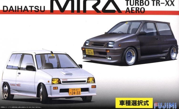 FUJ04637 Fujimi 1/24 Daihatsu Mira Turbo TR-XX/Aero (ID-153) Plastic Model Kit [04637] Fujimi