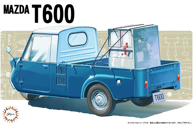 FUJ04638 Fujimi 1/24 Mazda T600 (ID-281) Plastic Model Kit [04638] Fujimi